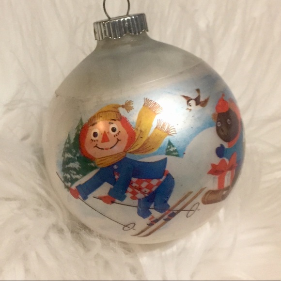 Vintage 73’ Raggedy Ann Christmas Ball Ornament - Picture 8 of 8